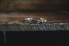 Load image into Gallery viewer, Montana Agate Wildflower Trout Cuff