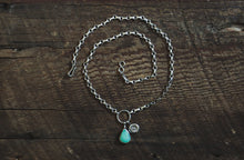 Load image into Gallery viewer, Chrysoprase Sol Charm Necklace