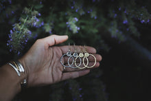 Load image into Gallery viewer, Sun Hoop Dangles