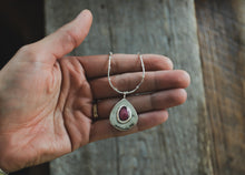 Load image into Gallery viewer, Ruby Drop Necklace