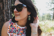 Load image into Gallery viewer, Malachite High Noon Hoops