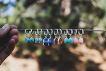 Load image into Gallery viewer, Pink Opal Huggies