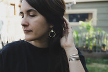 Load image into Gallery viewer, Sun Hoop Dangles