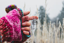 Load image into Gallery viewer, Winter Bloom + Sun Earrings