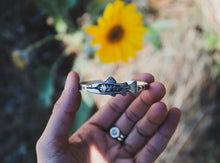 Load image into Gallery viewer, Wildflower Trout Silver Cuff