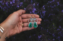 Load image into Gallery viewer, Malachite High Noon Hoops