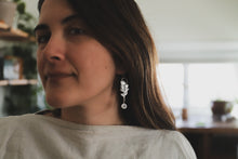 Load image into Gallery viewer, Winter Bloom + Sun Earrings