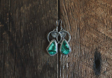 Load image into Gallery viewer, Malachite High Noon Hoops