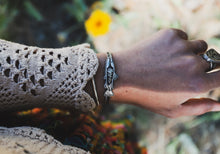 Load image into Gallery viewer, Wildflower Trout Silver Cuff