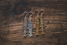 Load image into Gallery viewer, Stamped Trout Dangles