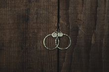 Load image into Gallery viewer, Sun Hoop Dangles