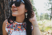 Load image into Gallery viewer, Turquoise Spring Chick Dangles