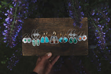 Load image into Gallery viewer, Montana Agate Ray Dangles