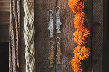 Load image into Gallery viewer, Stamped Trout Dangles