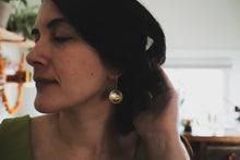 Load image into Gallery viewer, Stamped Disk Dangles