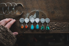 Load image into Gallery viewer, Carnelian Shield Posts