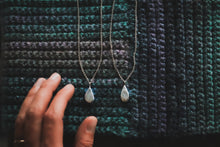 Load image into Gallery viewer, Silver Drop Necklace
