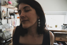 Load image into Gallery viewer, Garnet Ray Dangles