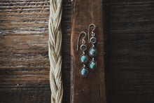 Load image into Gallery viewer, Turquoise Ray Dangles