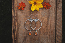 Load image into Gallery viewer, Montana Agate Big Sky Hoops