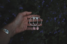 Load image into Gallery viewer, Pink Opal Big Sky Hoops