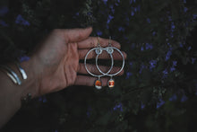 Load image into Gallery viewer, Montana Agate Big Sky Hoops