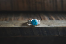 Load image into Gallery viewer, 6.5: Turquoise Signet Ring