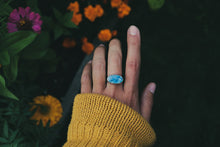 Load image into Gallery viewer, 7.25: Turquoise Signet Ring