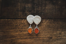 Load image into Gallery viewer, Carnelian Shield Posts