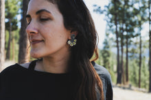 Load image into Gallery viewer, Jasper + Peridot Bloom Studs