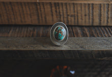 Load image into Gallery viewer, 9: Turquoise Hollow Ring