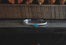 Load image into Gallery viewer, Turquoise: Simple Stone Cuff