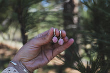 Load image into Gallery viewer, Pink Opal Huggies
