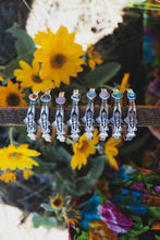 Load image into Gallery viewer, Wildflower Trout Cuff: Turquoise
