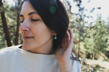 Load image into Gallery viewer, Turquoise Huggies

