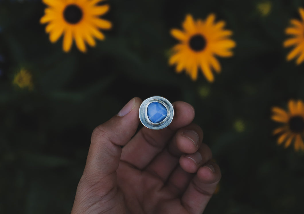 8.5: Lace Agate Hollow Ring