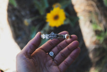 Load image into Gallery viewer, Wildflower Trout Cuff: Montana Agate
