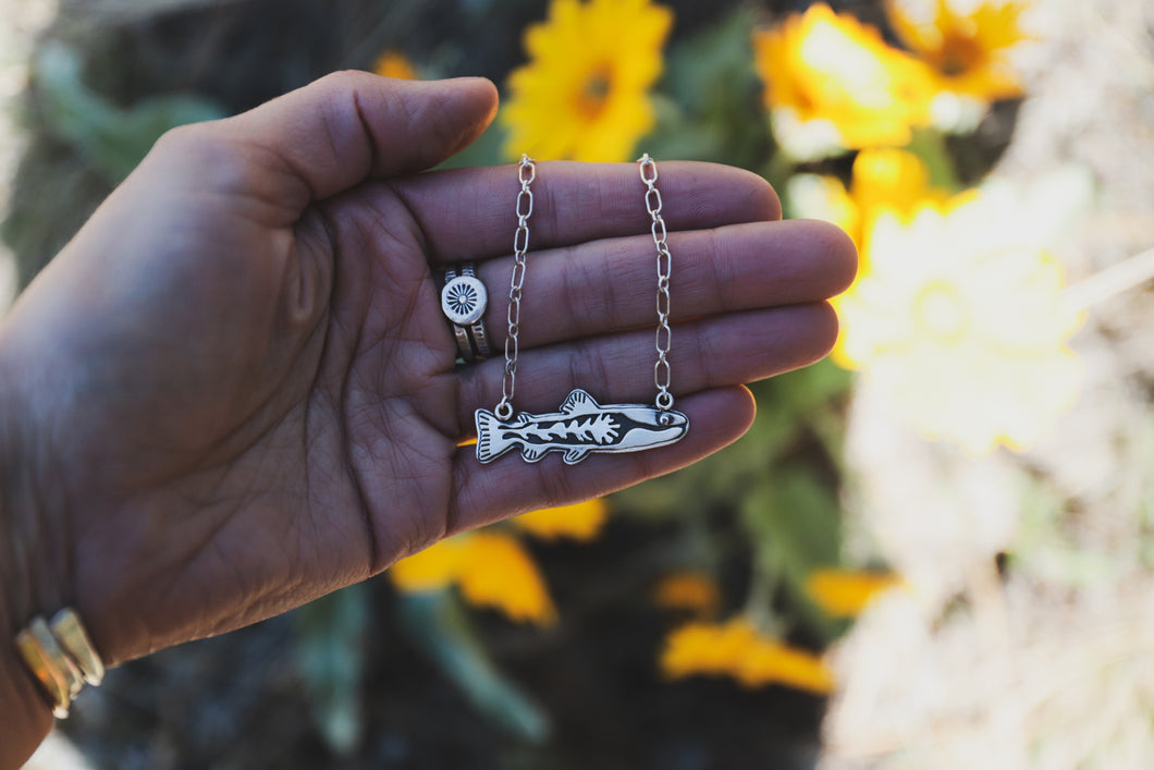 MTO: Wildflower Trout Necklace