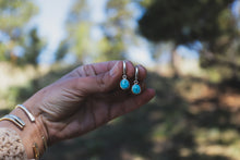 Load image into Gallery viewer, Turquoise Huggies
