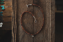 Load image into Gallery viewer, Hessonite Garnet Sol Necklace
