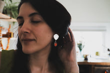 Load image into Gallery viewer, Carnelian Shield Posts
