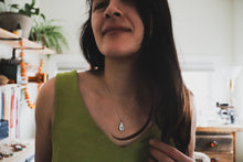 Load image into Gallery viewer, Silver Drop Necklace
