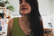 Load image into Gallery viewer, Silver Drop Necklace
