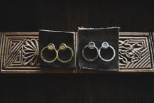 Load image into Gallery viewer, Sun Hoop Studs
