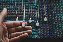 Load image into Gallery viewer, Silver Drop Necklace
