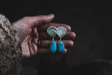 Load image into Gallery viewer, Turquoise Shield Posts
