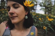 Load image into Gallery viewer, Chrysoprase Bloom Earrings FIX
