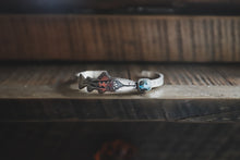 Load image into Gallery viewer, Wildflower Trout Stone Cuff
