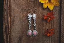 Load image into Gallery viewer, Pink Opal Indian Paintbrush Earrings
