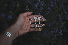 Load image into Gallery viewer, Montana Agate Big Sky Hoops
